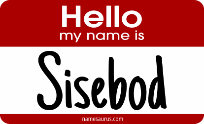 Hello my name is Sisebod png download