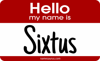 Hello my name is Sixtus png download