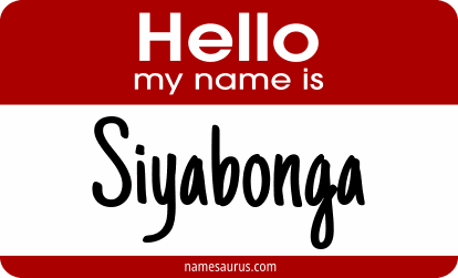 Hello my name is Siyabonga png download