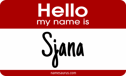 Hello my name is Sjana png download