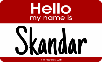 Hello my name is Skandar png download