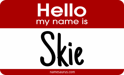 Hello my name is Skie png download