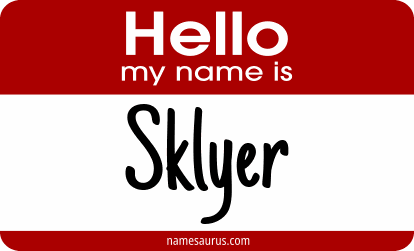 Hello my name is Sklyer png download