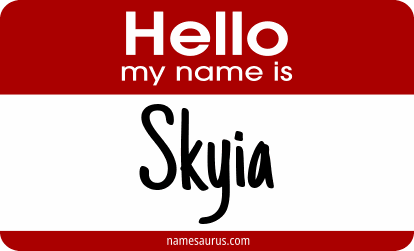 Hello my name is Skyia png download