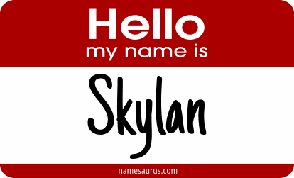 Hello my name is Skylan png download