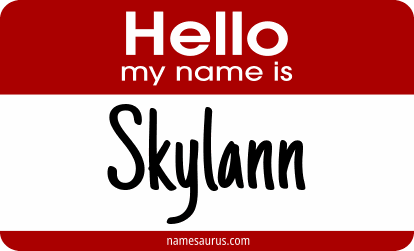Hello my name is Skylann png download