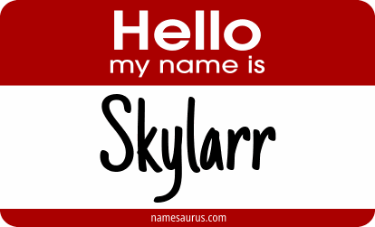 Hello my name is Skylarr png download