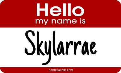 Hello my name is Skylarrae png download