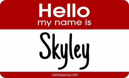 Hello my name is Skyley png download