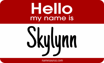Hello my name is Skylynn png download