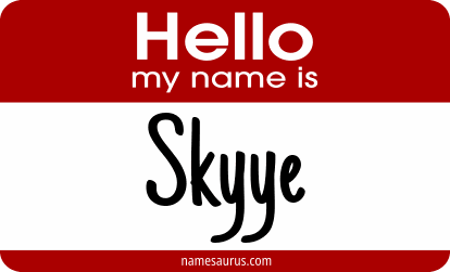 Hello my name is Skyye png download