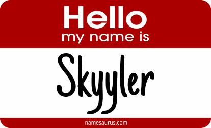Hello my name is Skyyler png download