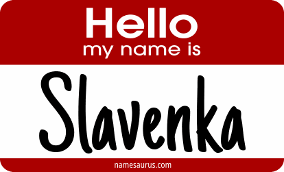 Hello my name is Slavenka png download