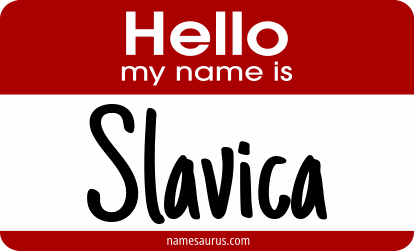 Hello my name is Slavica png download