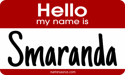 Hello my name is Smaranda png download