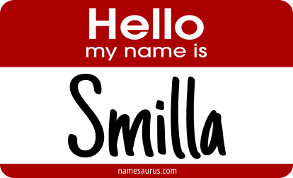 Hello my name is Smilla png download