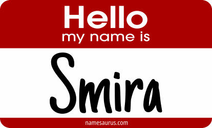 Hello my name is Smira png download