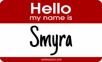 Hello my name is Smyra png download