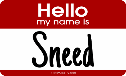 Hello my name is Sneed png download