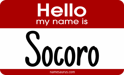 Hello my name is Socoro png download