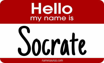 Hello my name is Socrate png download