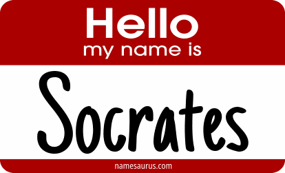 Hello my name is Socrates png download