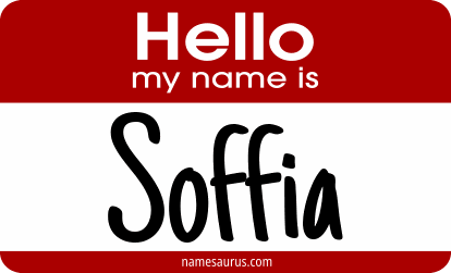 Hello my name is Soffia png download