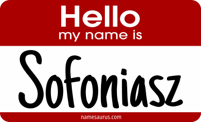 Hello my name is Sofoniasz png download