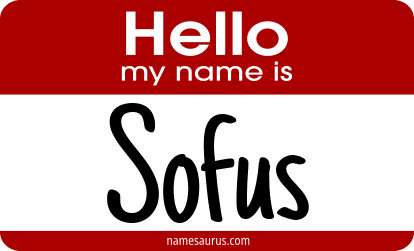 Hello my name is Sofus png download