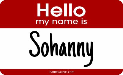 Hello my name is Sohanny png download