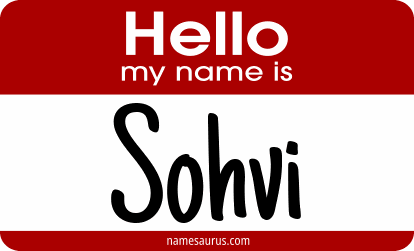 Hello my name is Sohvi png download