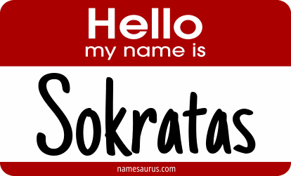 Hello my name is Sokratas png download