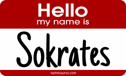 Hello my name is Sokrates png download