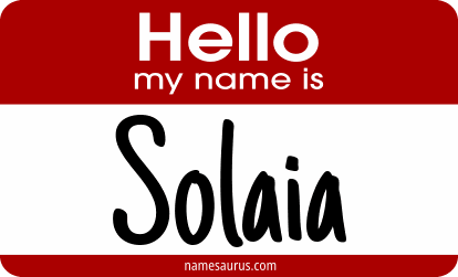 Hello my name is Solaia png download