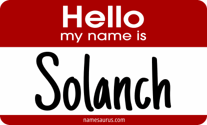 Hello my name is Solanch png download