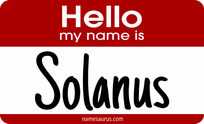 Hello my name is Solanus png download