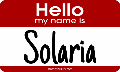 Hello my name is Solaria png download