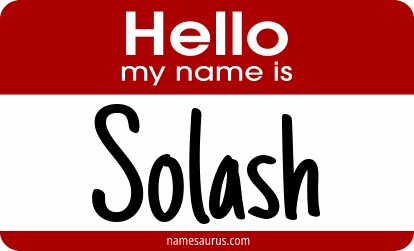 Hello my name is Solash png download