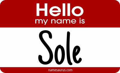 Hello my name is Sole png download