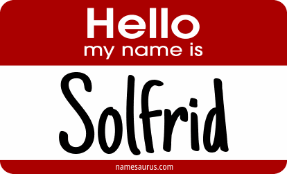 Hello my name is Solfrid png download
