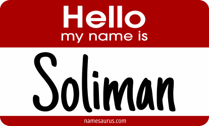 Hello my name is Soliman png download