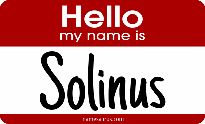 Hello my name is Solinus png download