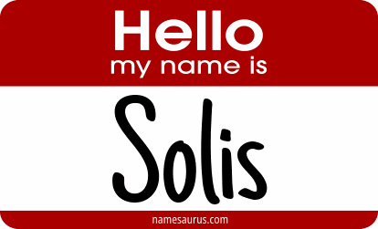 Hello my name is Solis png download