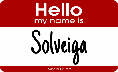 Hello my name is Solveiga png download