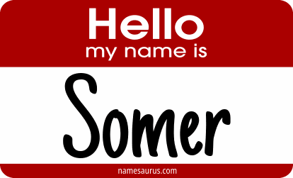 Hello my name is Somer png download