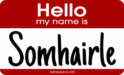 Hello my name is Somhairle png download
