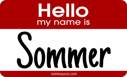 Hello my name is Sommer png download