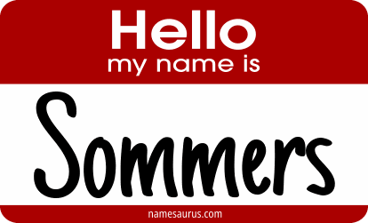 Hello my name is Sommers png download
