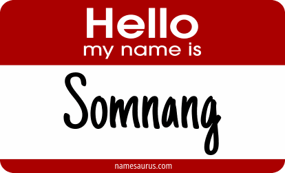 Hello my name is Somnang png download