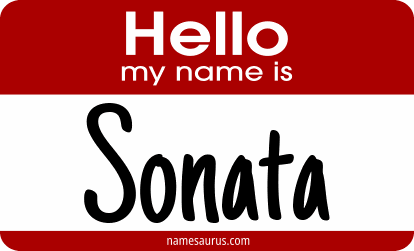 Hello my name is Sonata png download